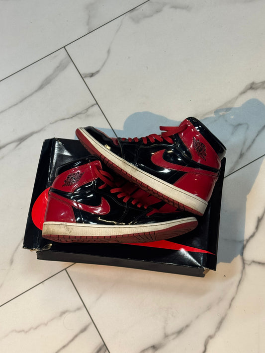 Jordan 1 “Patent Bred” used w box