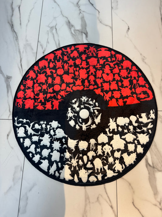 Pokeball Rug