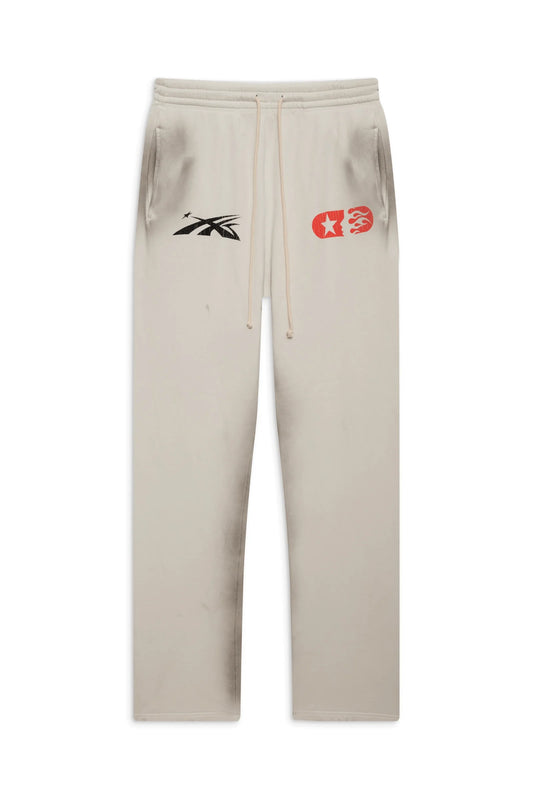 HellStar Don’t Like Us Cream Sweat pants