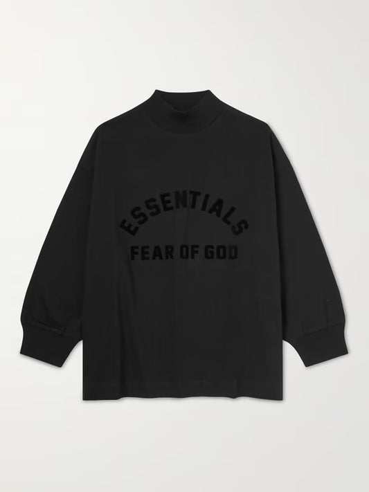Essential Kid Black Crewneck